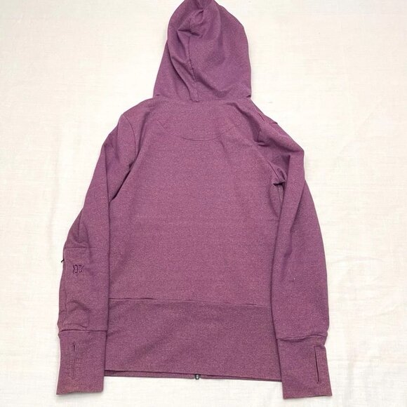 Betabrand Women’s Purple Knockout Travel Zip Up Hoodie Size Small - Picture 5 of 5